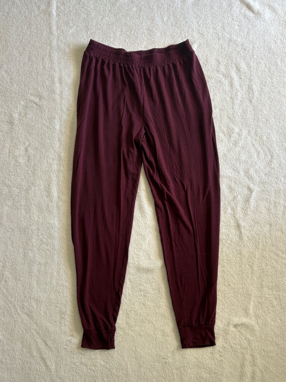 Athleta Lightweight Maroon Lounge Pants Sweatpants